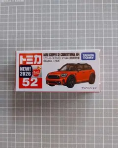 トミカ No.52 ミニクーパー SE カントリーマン All4 初回特別仕様のサムネイル