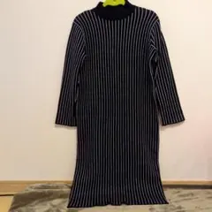 美品☆FOREVER21 ネイビー・ホワイトストライプ ワンピース