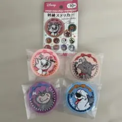 ディズニー 刺繍ステッカー 4枚セット