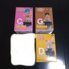 ドラゴンボール 一番くじ　アッセンブルコレクション　ブルマ　など　3体セット