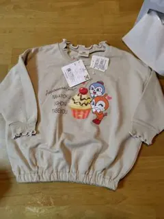 【新品未使用】アンパンマン　ドキンちゃん　コキンちゃん　トレーナー　90