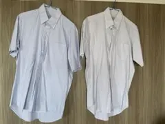 Bedford noniron ノンアイロンビジネスシャツ半袖2枚セット