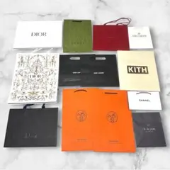 ブランド　ショッパー　大・中・小13枚セット　DIOR HERMES GUCCI