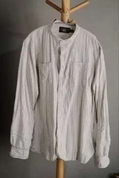 RRL ダブルアールエル　バンドカラーシャツ　ストライプのサムネイル