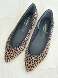 ルタロン　レオパード　ヒョウ柄 フラットシューズ