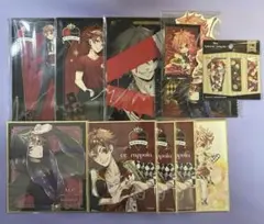 ツイステ 色紙 ポストカード クリップ 他 エース