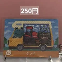 あつまれどうぶつの森 あつ森 amiiboカード タンボ