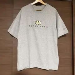 シングルステッチ ノートルダム大学 カレッジTシャツ USA古着 XL