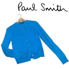 ポールスミス ブラック カシミヤ・シルク混 ラメ カーディガン