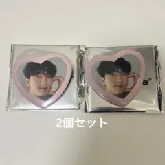 straykidsスキズ チャンビン EXHIBITION 缶バッチ ハート
