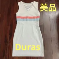 Duras ミニワンピース ホワイト フリーサイズ　スカートのサムネイル