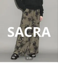 SACRA｜サクラ ｜SHADE FLOWER PANTS