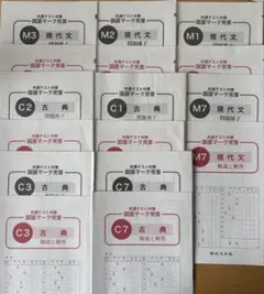 共通テスト対策　国語マーク完答　現代文・古典テキストセット　解答解説付き