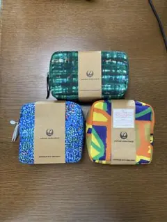 JALビジネスクラス 収納ポーチ 3点セット