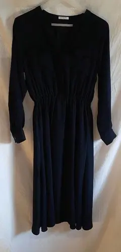 GLACIER ブラック ロングワンピース M