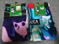 ハンターハンター　フェイスタオル　2枚×2　新品未使用