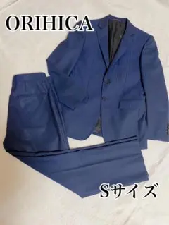 ORIHICA ネイビー ストライプ セットアップ　サイズS