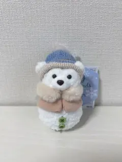 シークレットオブスノーウィーデイ ダッフィー ぬいぐるみチャーム