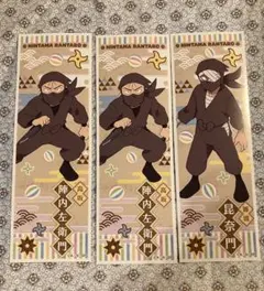 忍たま乱太郎 ロングステッカー2 雑渡昆奈門　高坂陣内左衛門　3枚セット