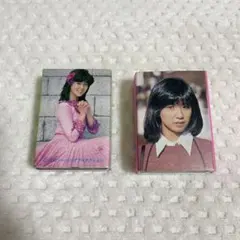 【レア・当時物】大場久美子 & 石野真子 トランプ 2点まとめ売り 昭和レトロのサムネイル