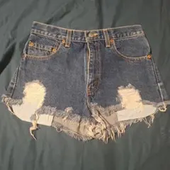 Levi's 517 ダメージ加工 ショートパンツ W30 L32のサムネイル