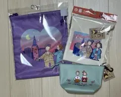 【新品】サンリオ Sanrio ザボードビルデュオ ポーチ 巾着 セットのサムネイル