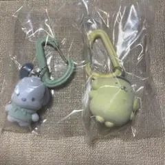 サンリオキャラクターズ　カラフルカラビナマスコットチャーム　ポチャッコ　プリン