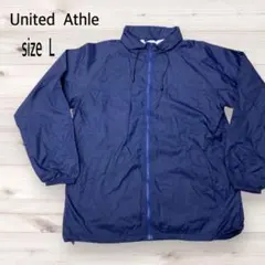 United Athle ナイロンスタンドジャケット L ネイビー 【未使用】
