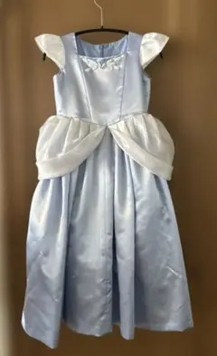 ディズニープリンセス風 水色ドレス ハロウィン シンデレラ風 120