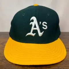 J91 ニューエラ 59fifty アスレチックス usa ヴィンテージ1300