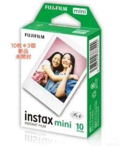 Fujifilm instax mini インスタントフィルム 10枚入り3個