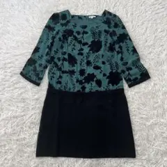 トービーシック TO BE CHIC 40 ワンピース ボタニカル 七分袖のサムネイル