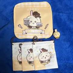 ちいかわ　ココスコラボ　うさぎ　ソフトフィギュア　ハンカチ　巾着