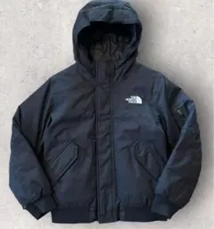 【ザ・ノースフェイス】ダウンジャケット　子供服130㎝　キッズ　刺繍ロゴ　h