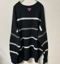 オーバーサイズ　Vince Camuto ボーダー　セーター [L] キラキラ