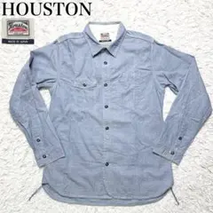 HOUSTON シャンブレー シャツ 日本製 シャンブレー XL アメカジ 古着のサムネイル