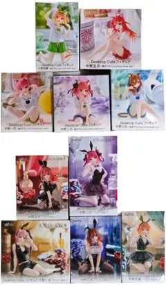 五等分の花嫁　Desktop Cute　フィギュア 10点 まとめ売りのサムネイル