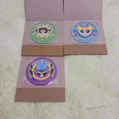 パワーパフガールズ　クリアラバーコースター　3個セット