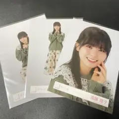 遠藤理子 カラーニットコーデ 3枚セミコンプ 櫻坂46 生写真