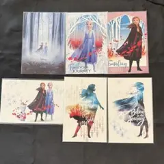 アナ雪　ポストカード　セット売り