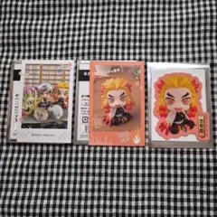 るかっぷ全国ツアー 鬼滅の刃 すなっぷカード ダイカットステッカー 煉獄杏寿郎