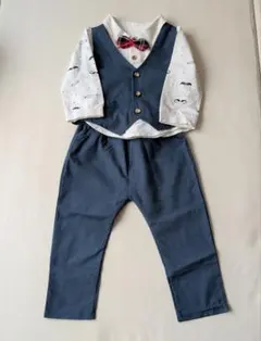 ネイビー フォーマルスーツ 100cm