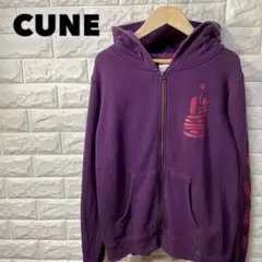 CUNE キューン　コウモリウサギパーカー　ジップアップ