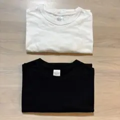 ユナイテッドアスレ 短丈Tシャツ 2枚セット(ホワイト、ブラック、Sサイズ)