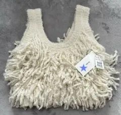 ànuke アンヌーク★アイボリー フリンジビスチェ