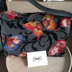 FEILER 蝶柄 ハンドバッグ