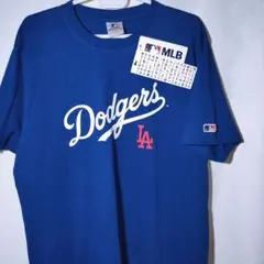 新品 Tシャツ XL ドジャース スクリプトロゴ メジャーリーグ ワッペン 半袖のサムネイル