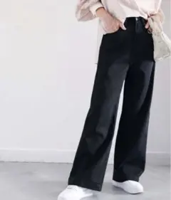 クラシカルエルフ ワイドデニムパンツ　ワンウォッシュネイビー　XL