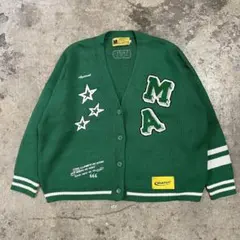 MAMC エムエーエムシー ニット カーディガン L グリーンのサムネイル