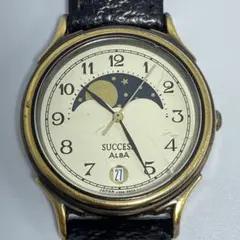 希少 稼動】SEIKO ALBA サン&ムーンフェイズ 腕時計 S202 | Mercari